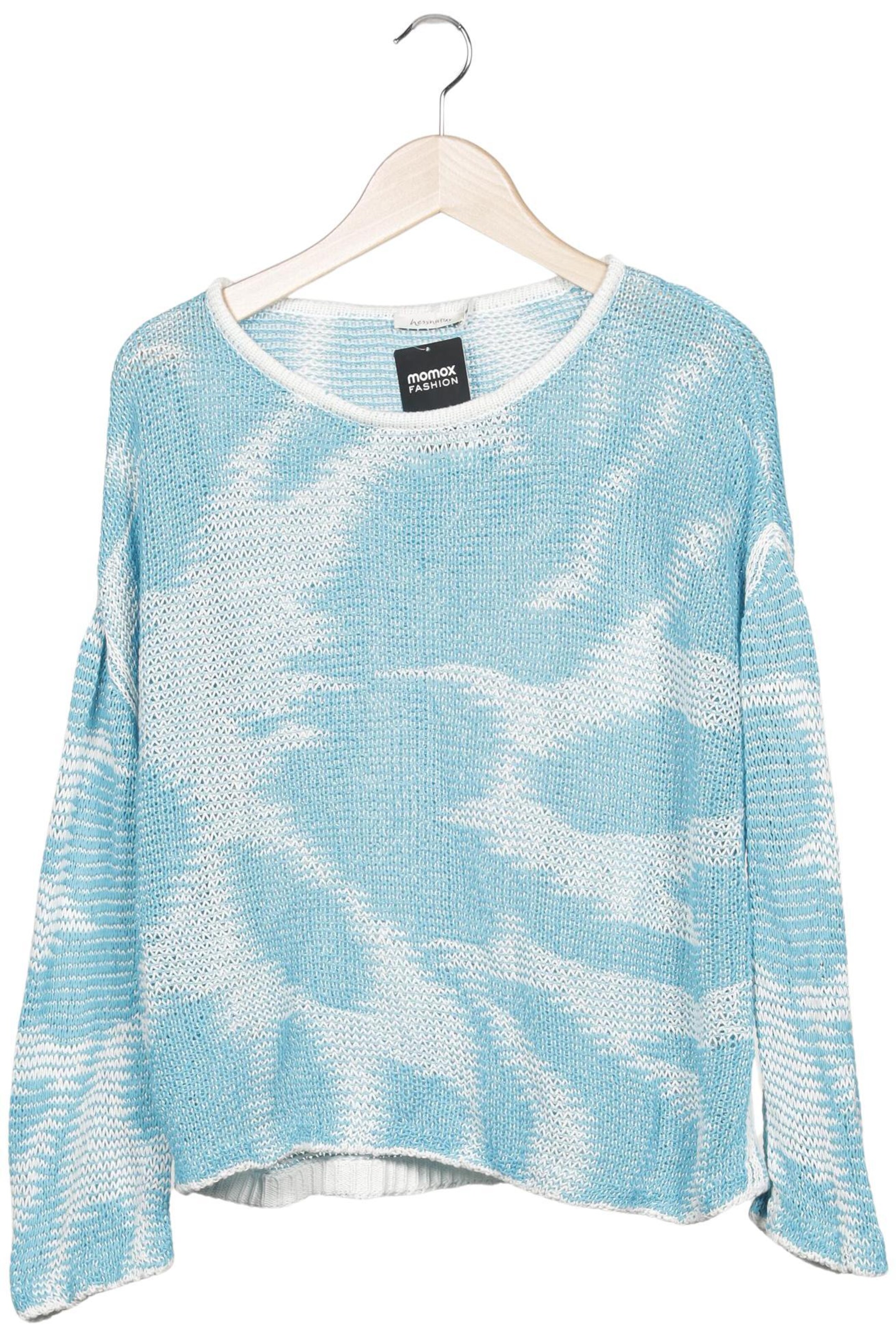 hessnatur Sweater & Cardigan in L in Blue: front