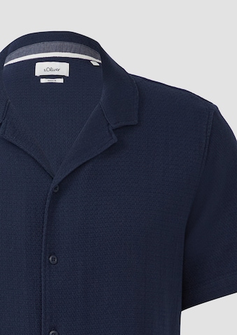 Coupe regular Chemise s.Oliver en bleu