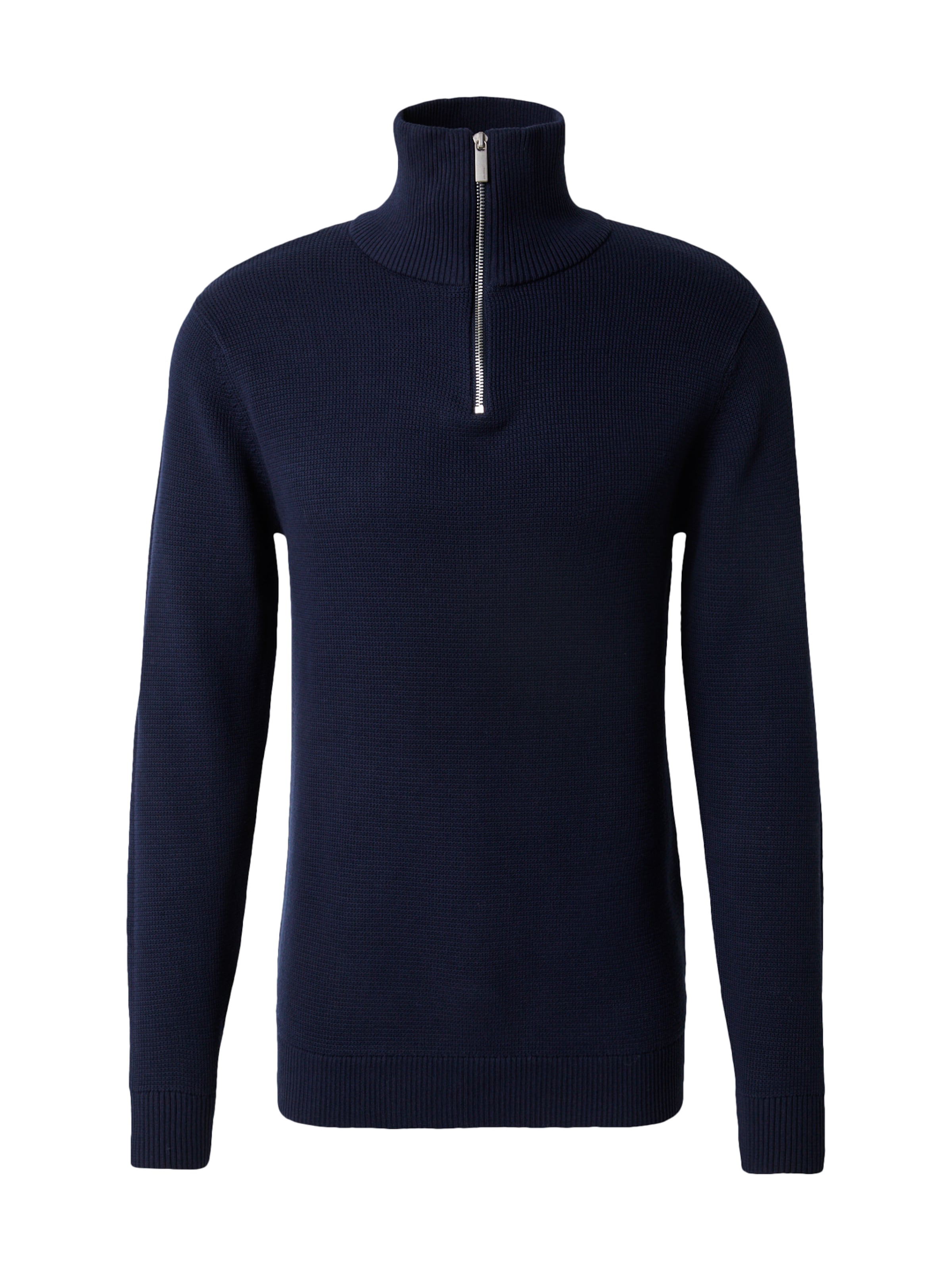 Pull-over 'SLHBORA' SELECTED en bleu : devant