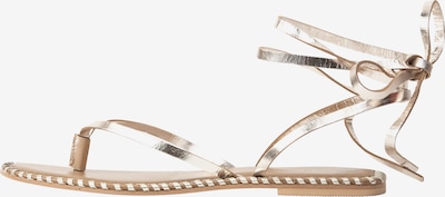Sandalo con cinturino faina di colore oro, Visualizzazione prodotti