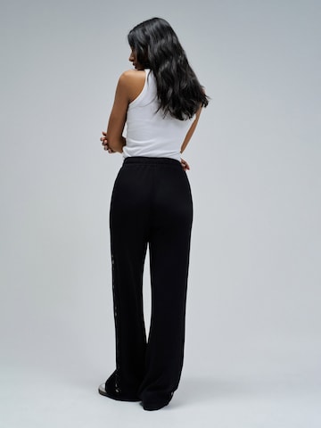 Salsa Jeans Wide Leg Hose in Schwarz