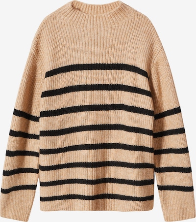 MANGO Sweter 'Rion' w kolorze brązowy / czarnym, Podgląd produktu