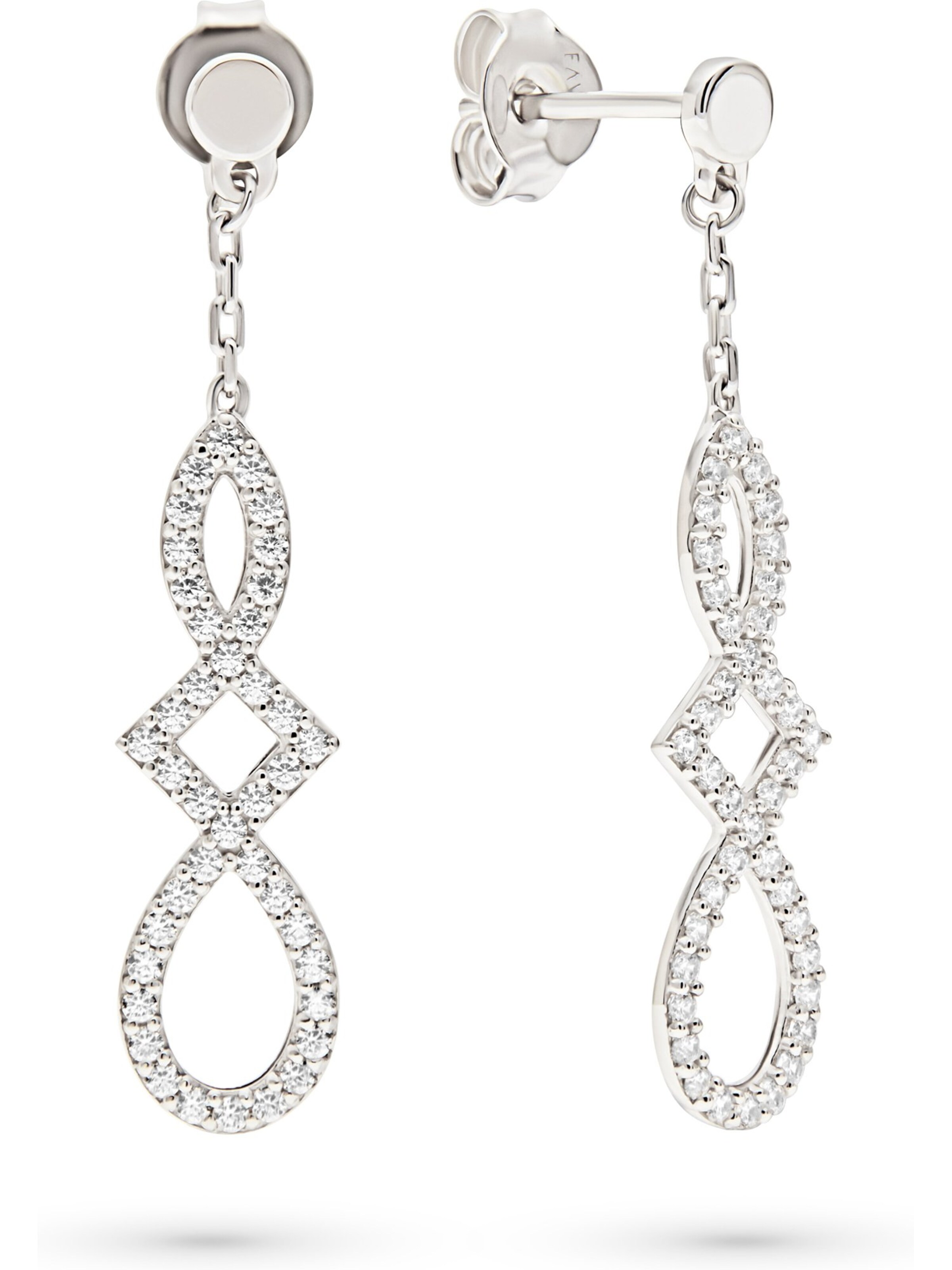 FAVS Ohrringe in Silber: Vorderseite