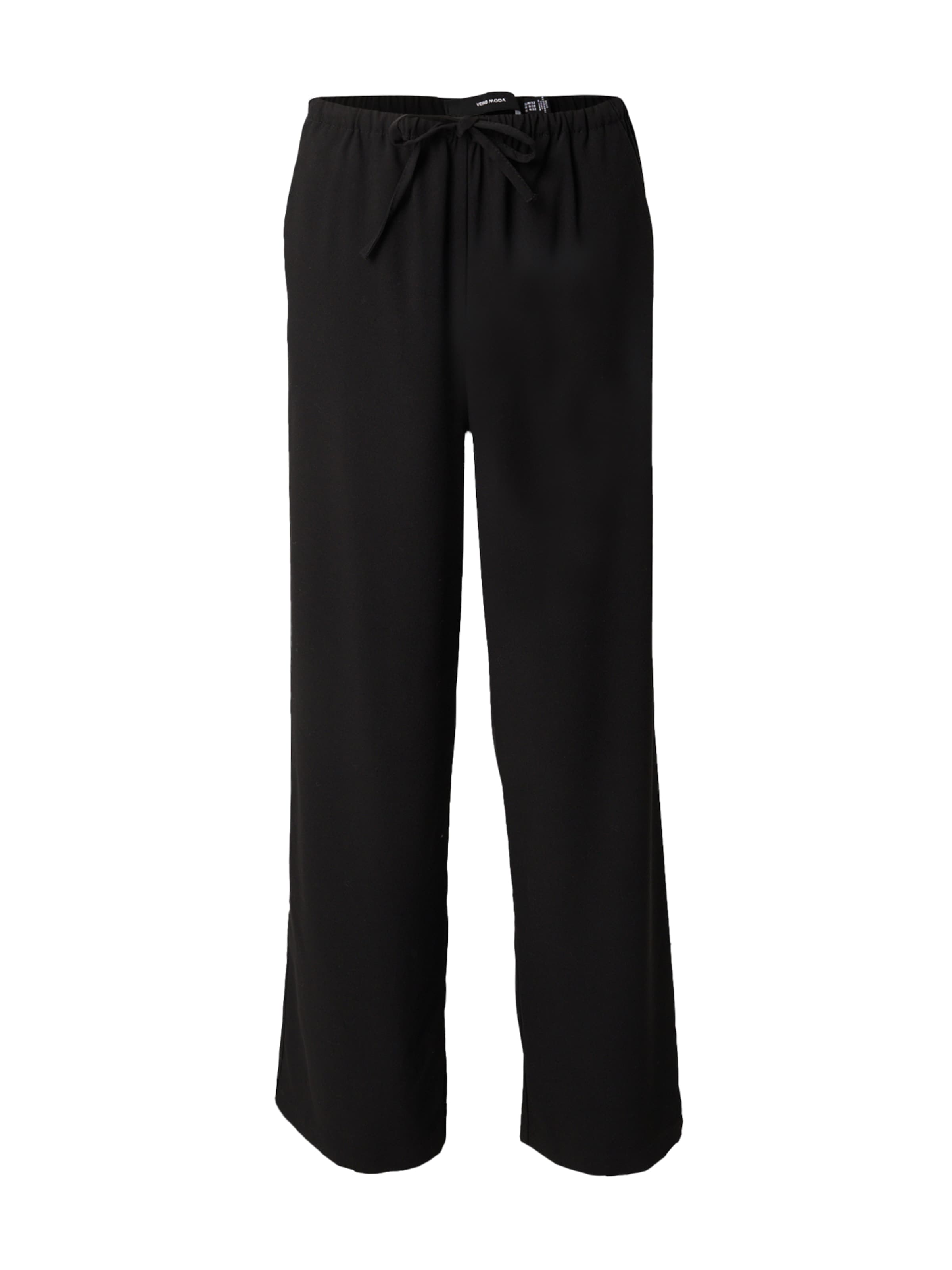 VERO MODA Wide leg Pants 'VMBABETTE' in Black: front