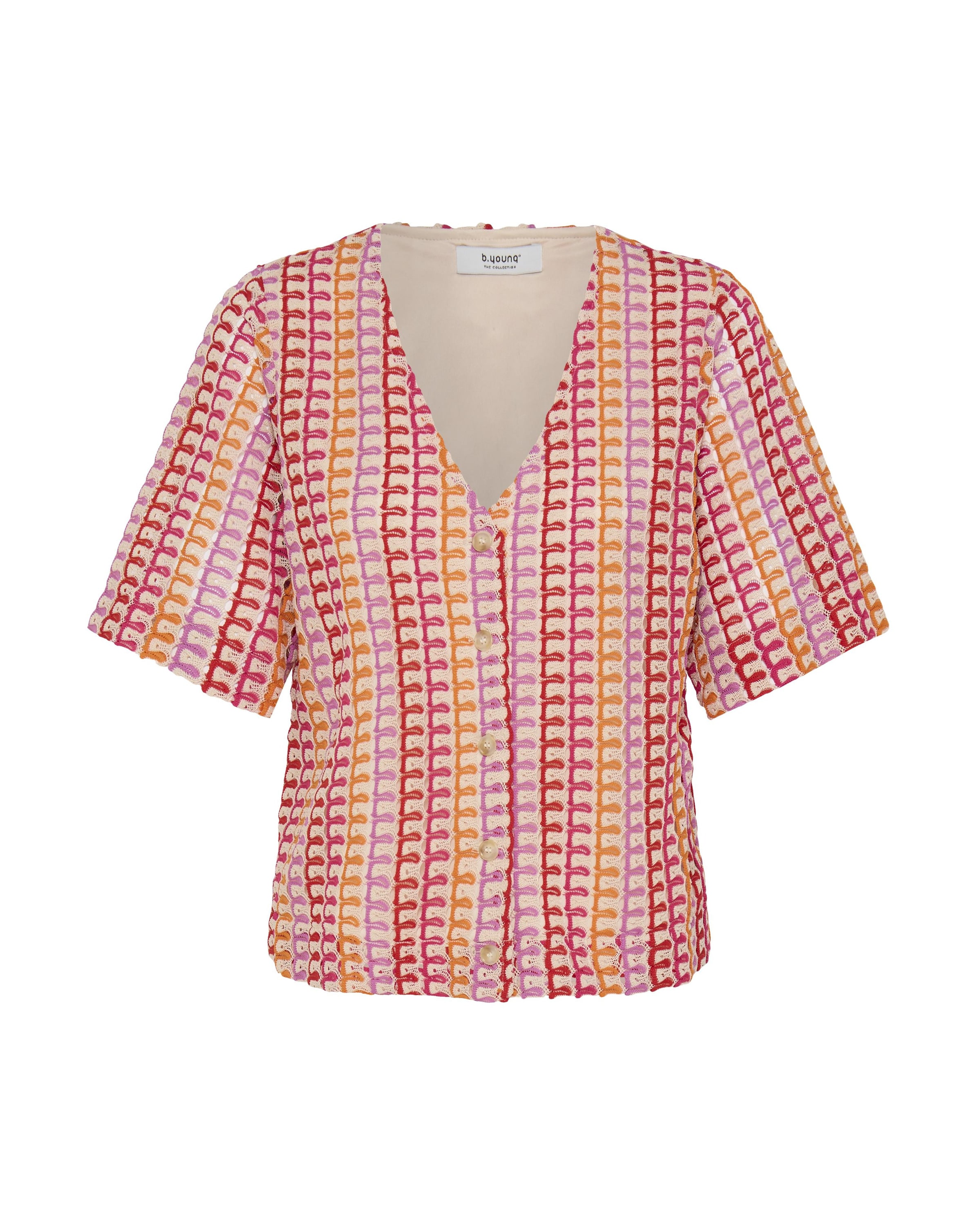 b.young Blouse 'BYPriska' in Roze: voorkant