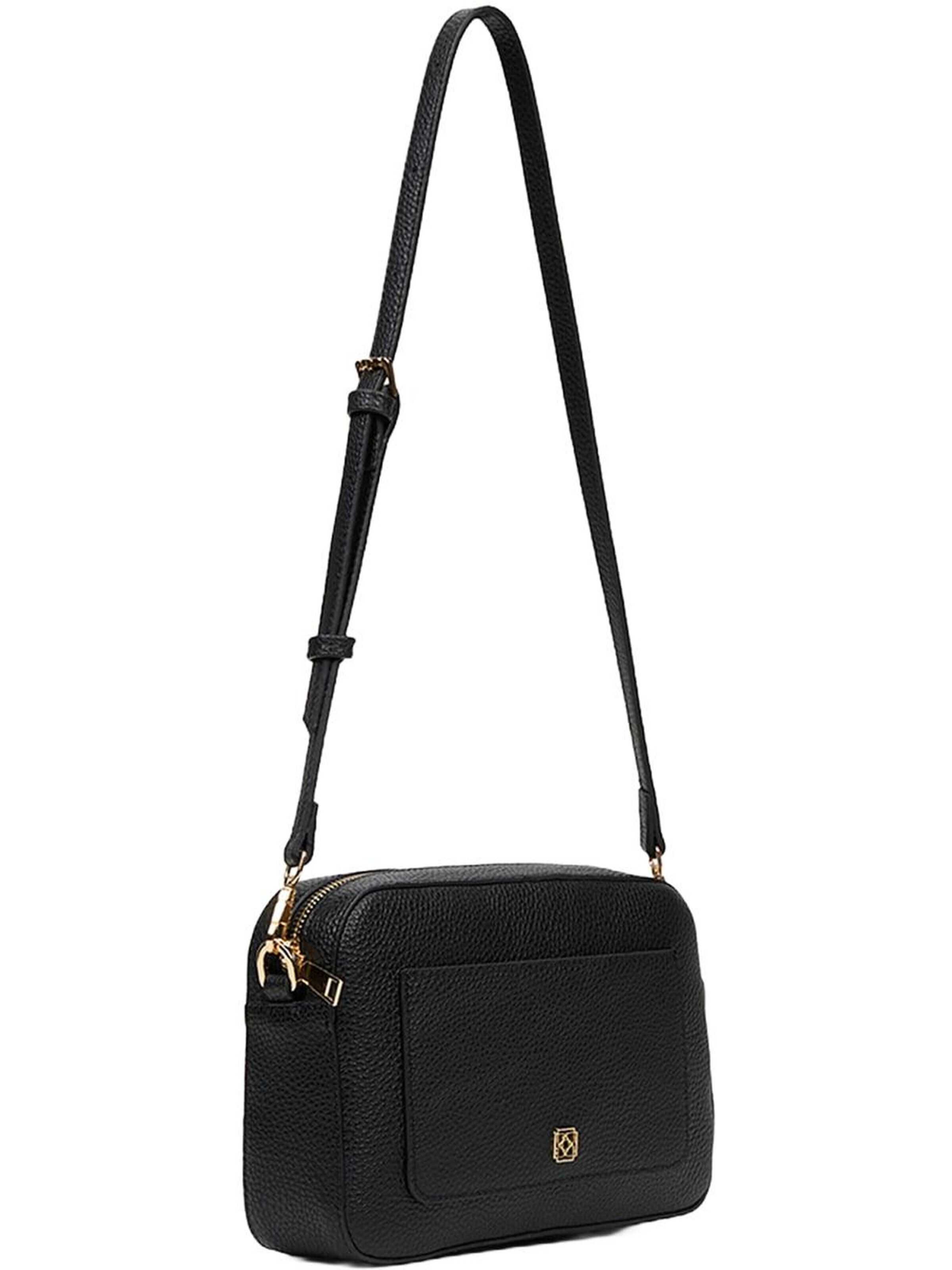 Desa - Bolso de hombro en negro