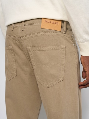 Salsa Jeans Regular ChinoHosen Straight in Weiß