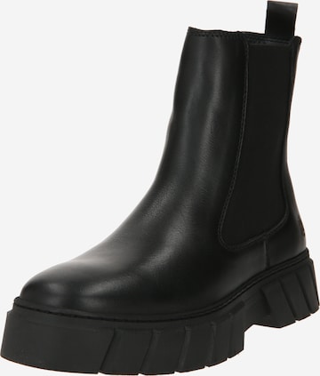 Apple of Eden Chelsea boots i svart: framsida