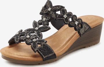 VIVANCE Sandale 'VIVANCE' in Schwarz: Vorderseite