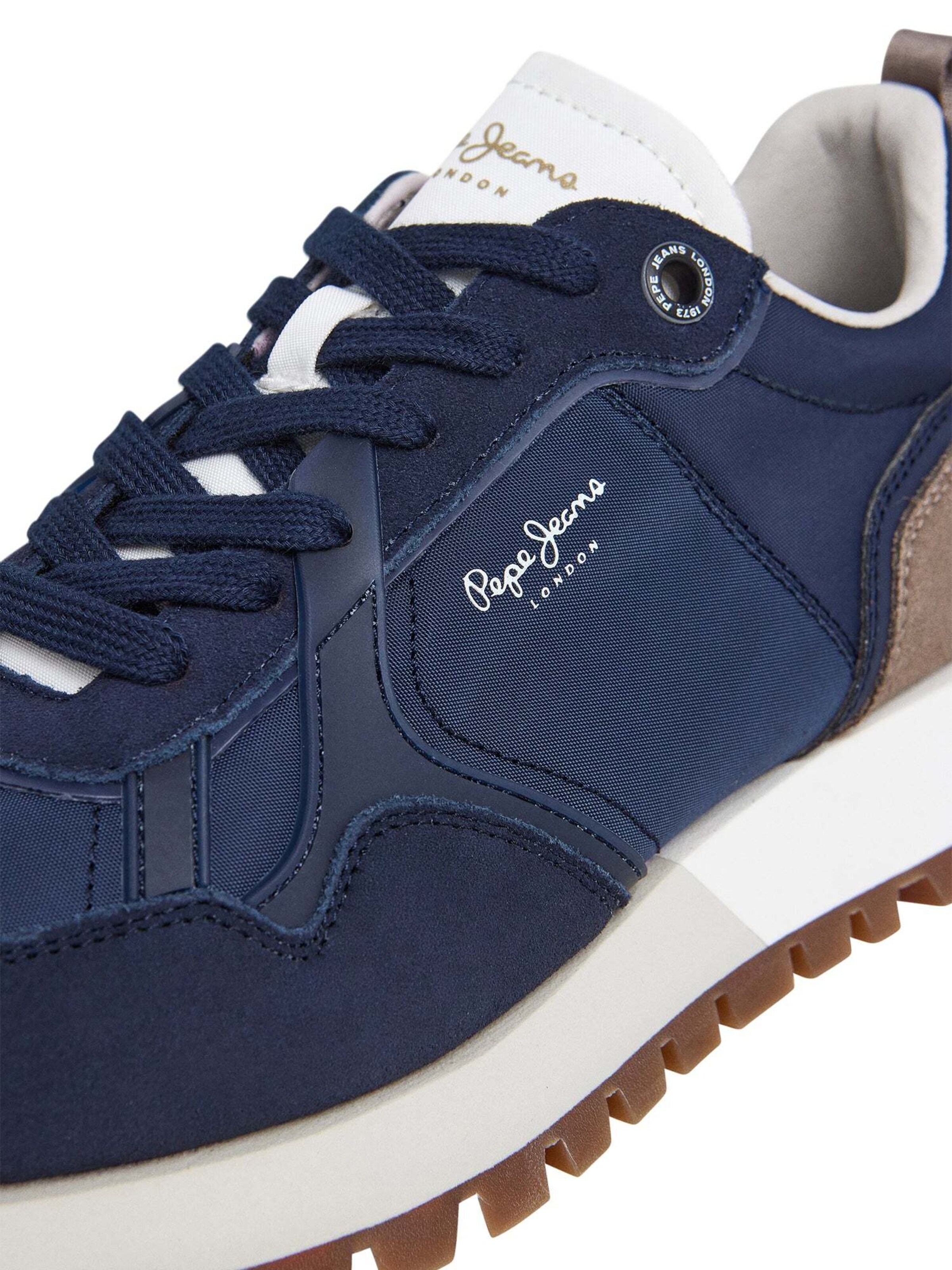 Pepe Jeans Platform trainers 'Ari Club' in Blue