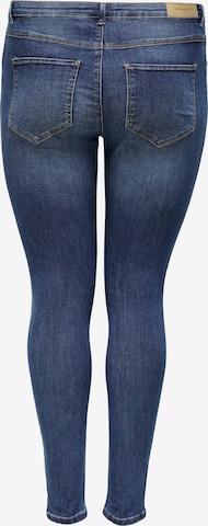 ONLY Carmakoma Skinny Jeans 'Floria' i blå