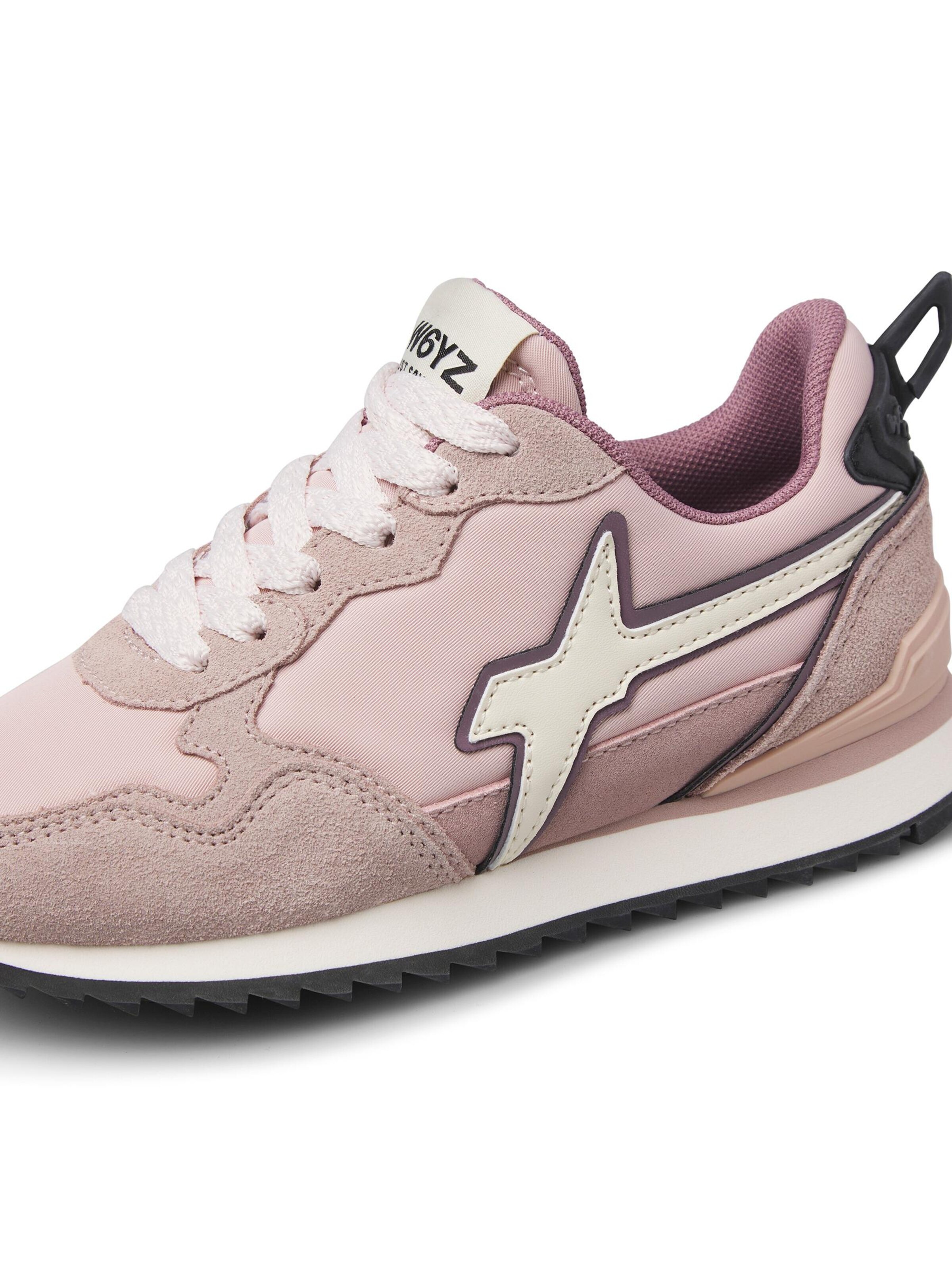 W6YZ Sneakers 'JET-J.' in Roze: voorkant
