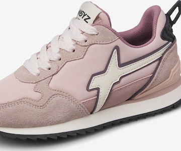 W6YZ Sneakers 'JET-J.' in Roze: voorkant