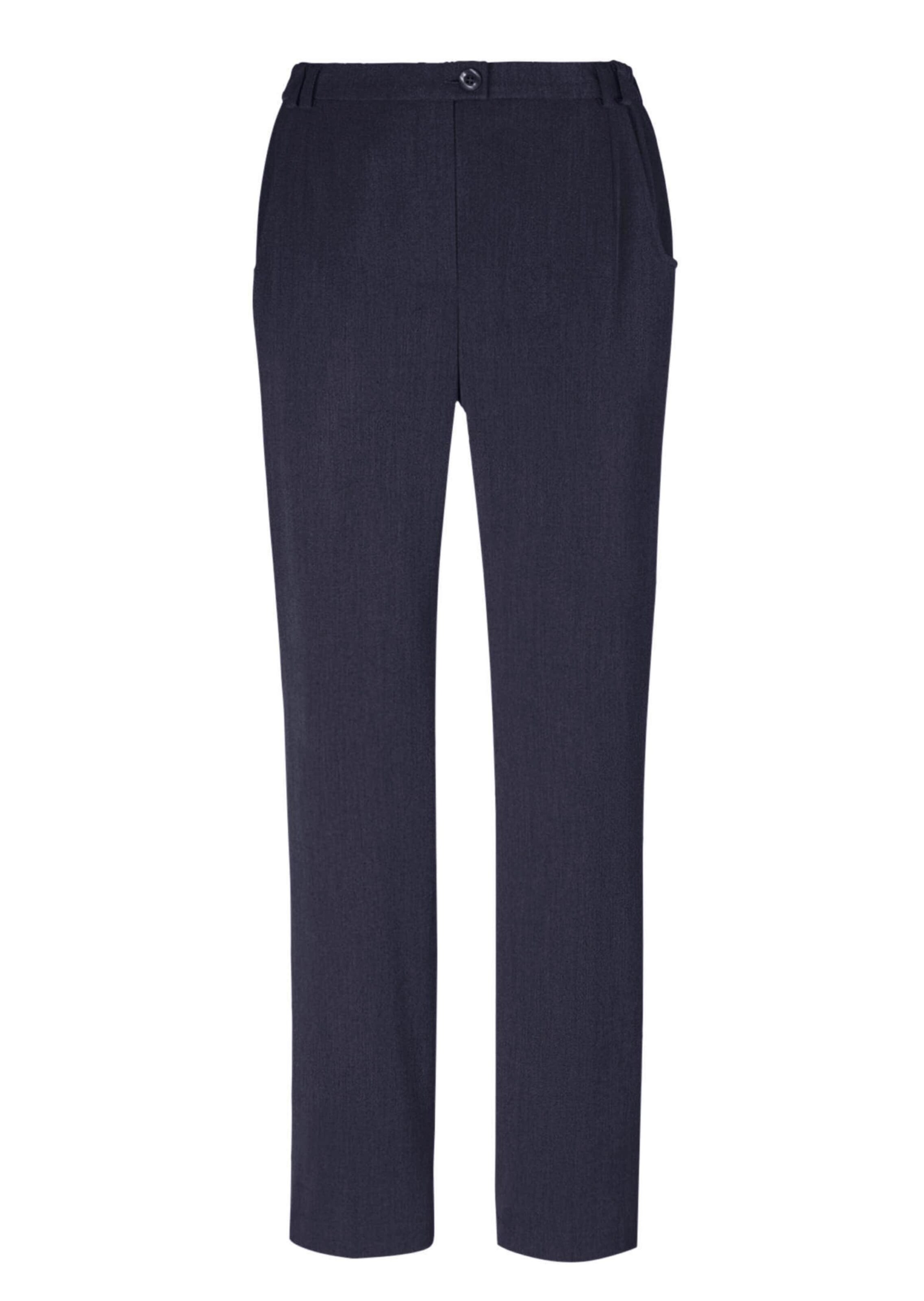 Goldner Hose 'Carla' in Blau: Vorderseite