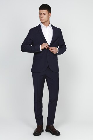 Coupe slim Pantalon 'Vincent' Matinique en bleu