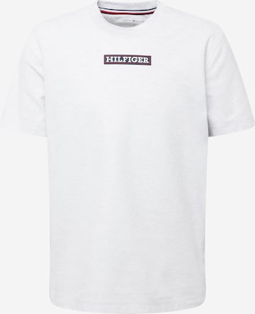 T-Shirt TOMMY HILFIGER en gris : devant