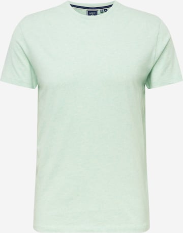 T-Shirt Superdry en vert : devant