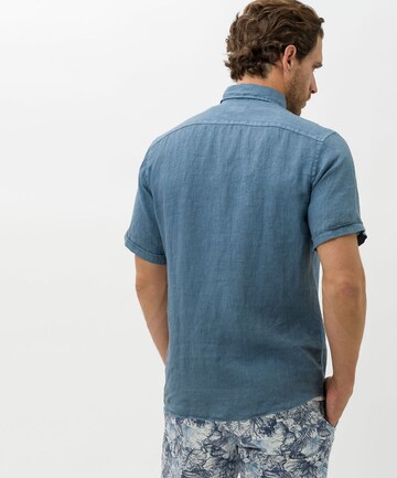 BRAX Comfort fit Overhemd 'DAN' in Blauw