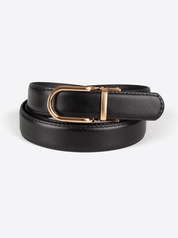 Ceinture 'P0005' Vivisence en noir : devant