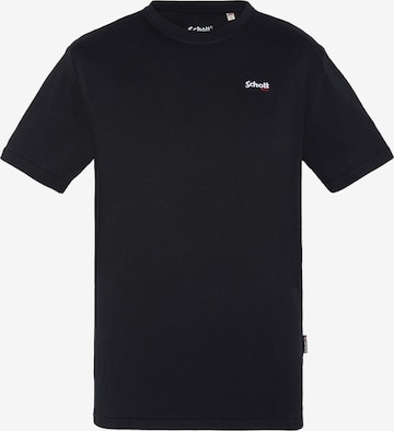 Schott NYC Shirt in Black: front
