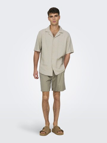 Only & Sons Regular Broek 'ONSTel' in Grijs