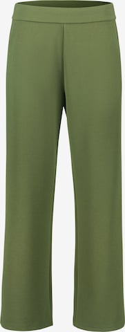 Wide leg Pantaloni di zero in verde: frontale