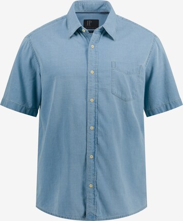 JP1880 Regular fit Button Up Shirt in Blue: front