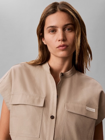 Calvin Klein Jeans Shirt in Beige