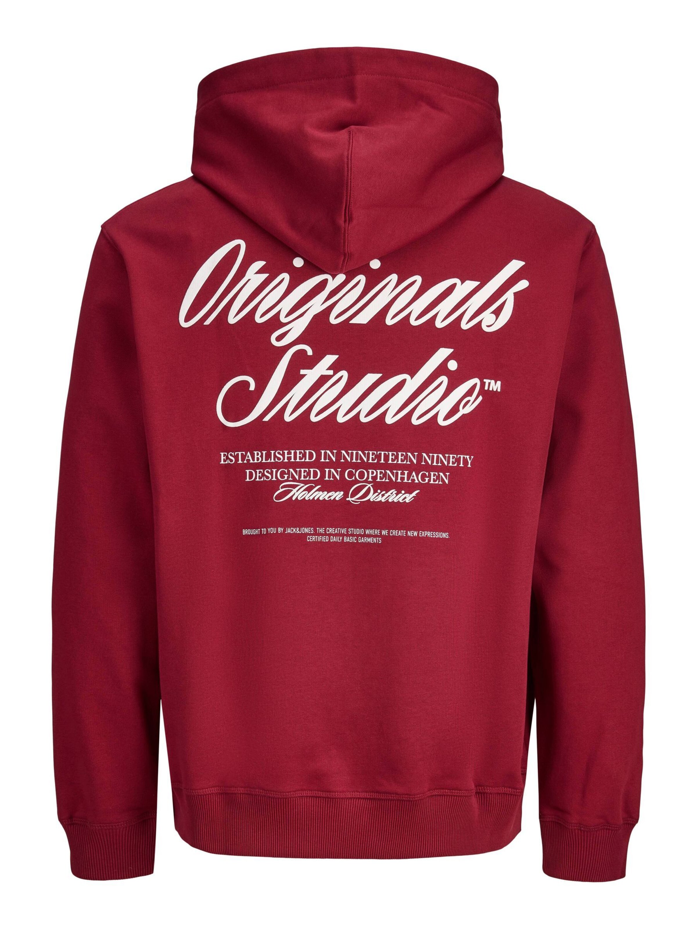 JACK & JONES - Sudadera en rojo