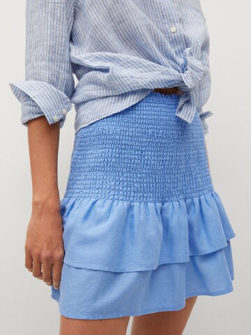 MANGO Skirt 'CHIMA' in Blue