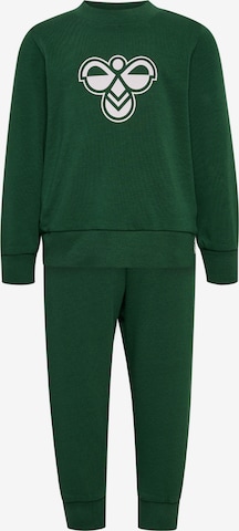 Hummel Sweatsuit in Green: front
