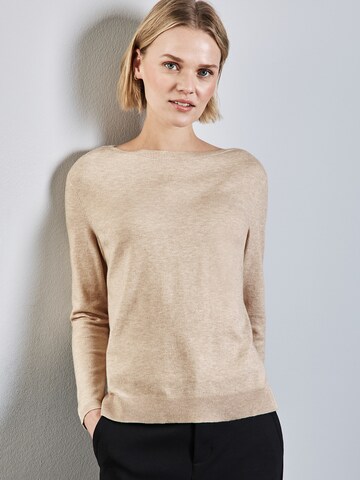 STREET ONE Pullover in Beige: Vorderseite