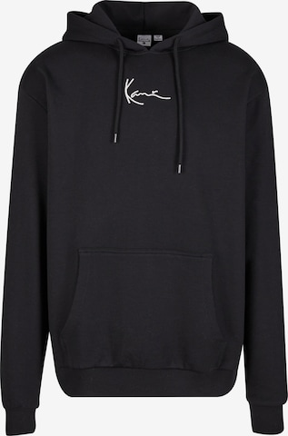 Karl KaniSweater majica - crna boja: prednji dio