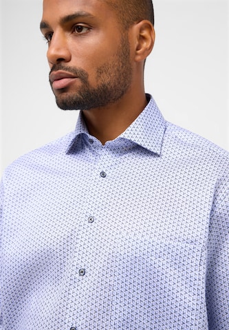 ETERNA Comfort fit Button Up Shirt in Blue