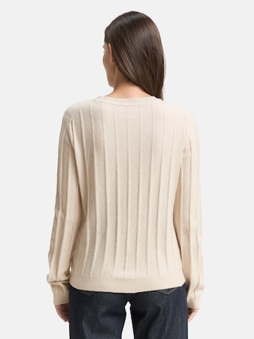 TOM TAILOR Pullover in Beige