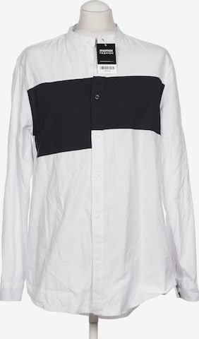 ARMANI EXCHANGE Button Up Shirt in M in White: front