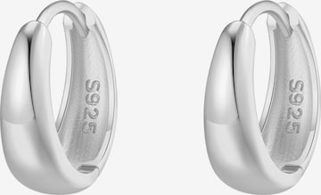 Hey Happiness Oorbellen 'Bold Dome' in Zilver