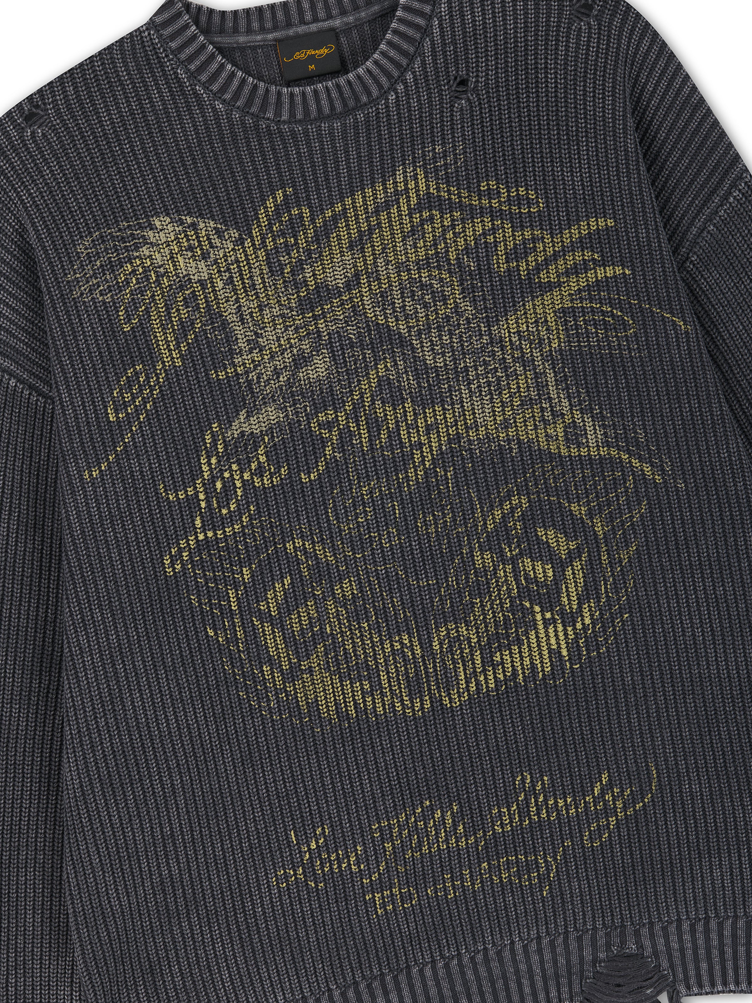 Ed Hardy Pullover 'Los Angeles' in Schwarz