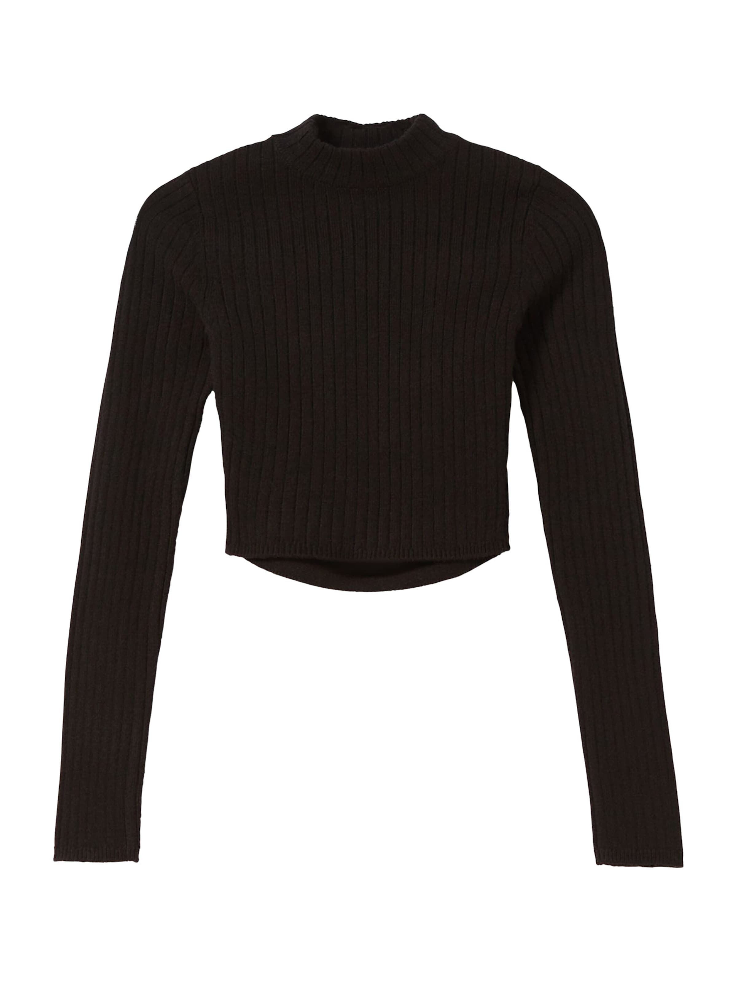 Bershka Svetr – černá: přední strana