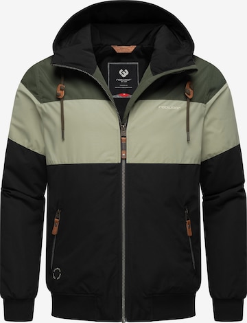 Veste outdoor Ragwear en noir : devant