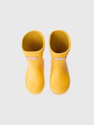 HUNTER Regenlaarzen in Geel