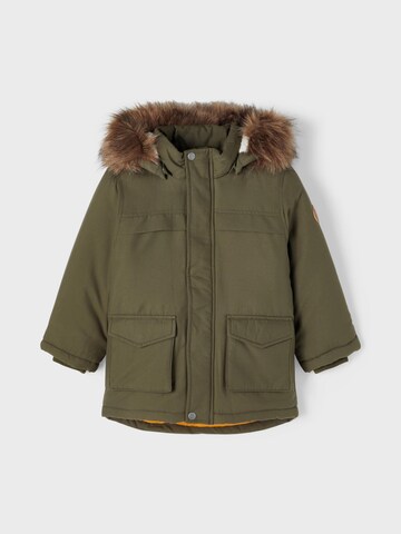 NAME IT Winter Jacket 'Mabe' in Green