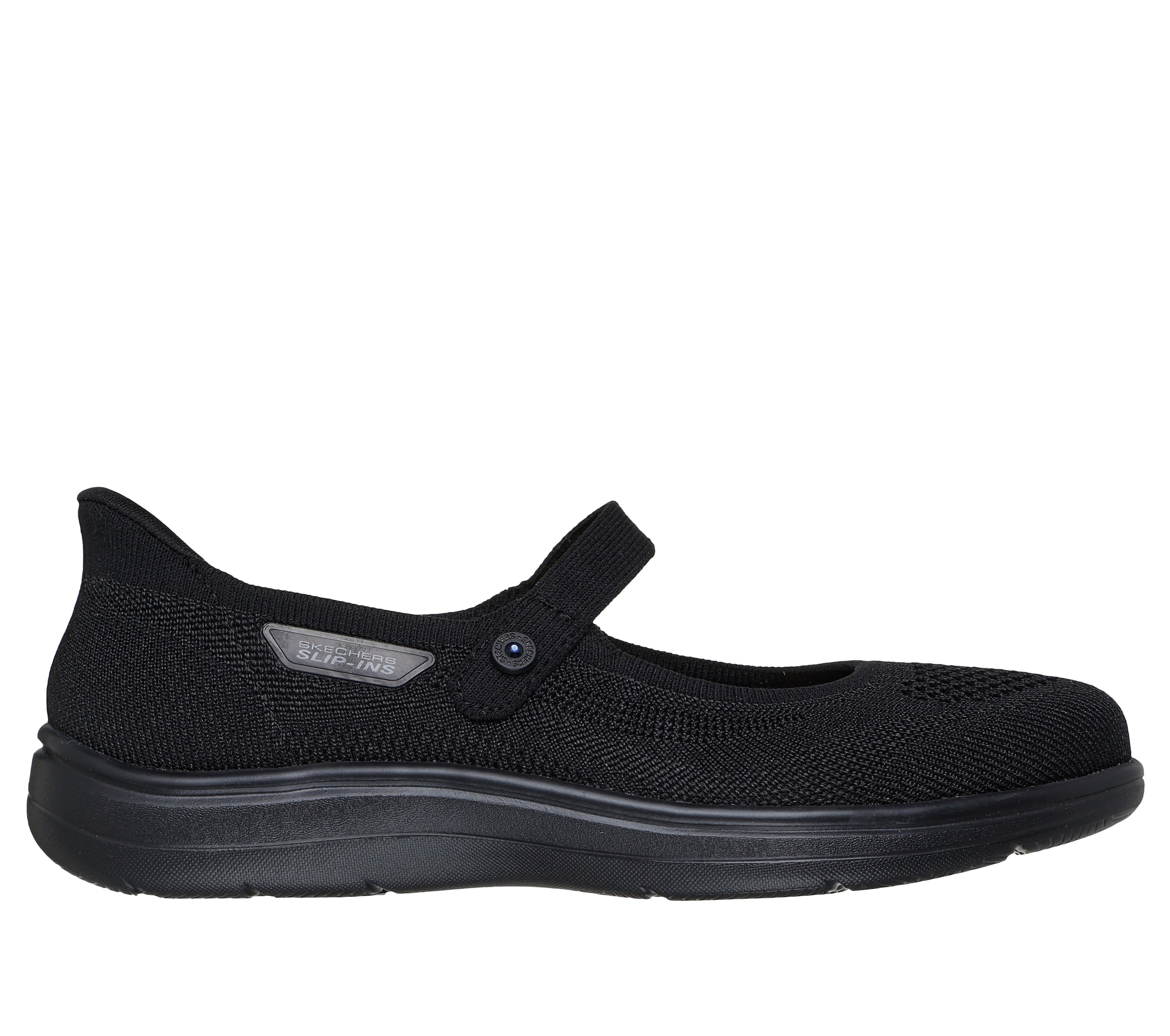 SKECHERS Ballerina in Schwarz