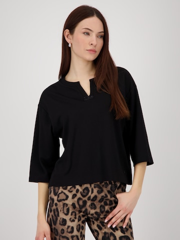 monari Sweatshirt in Zwart: voorkant