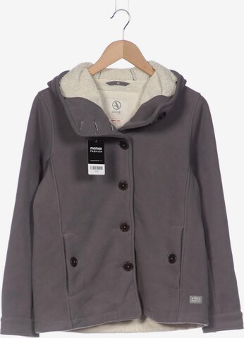 AIGLE Sweatshirt & Zip-Up Hoodie in L in Grey: front