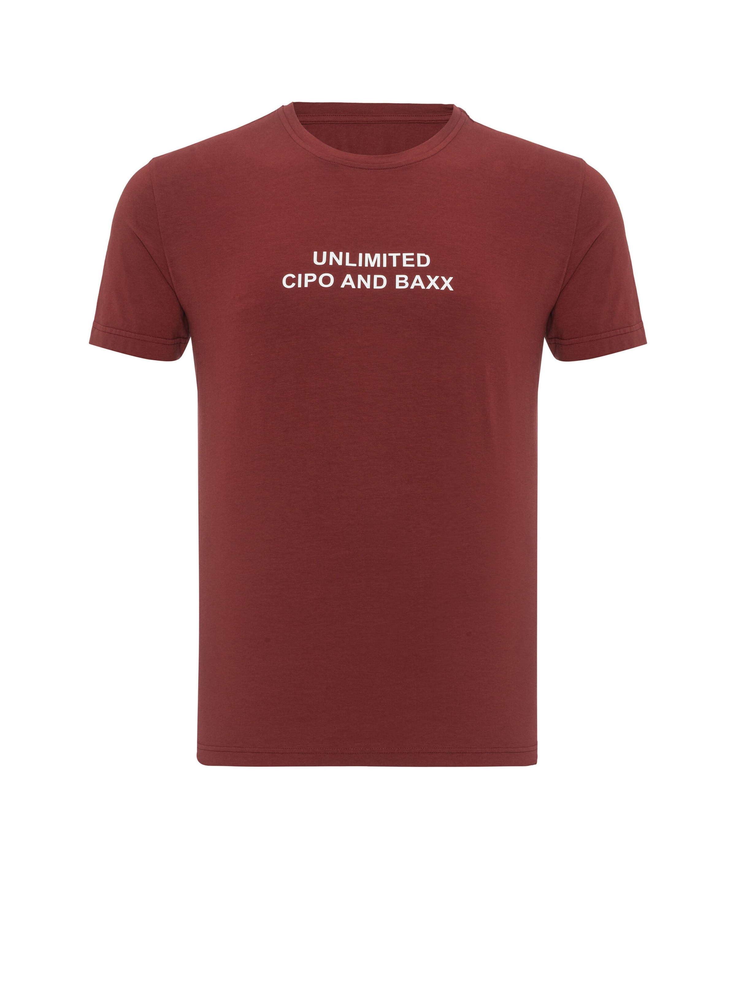 CIPO & BAXX Shirt 'CT827' in Red: front