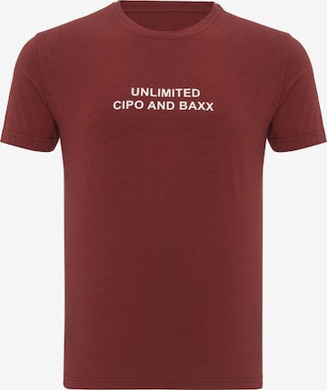 CIPO & BAXX Shirt 'CT827' in Red: front