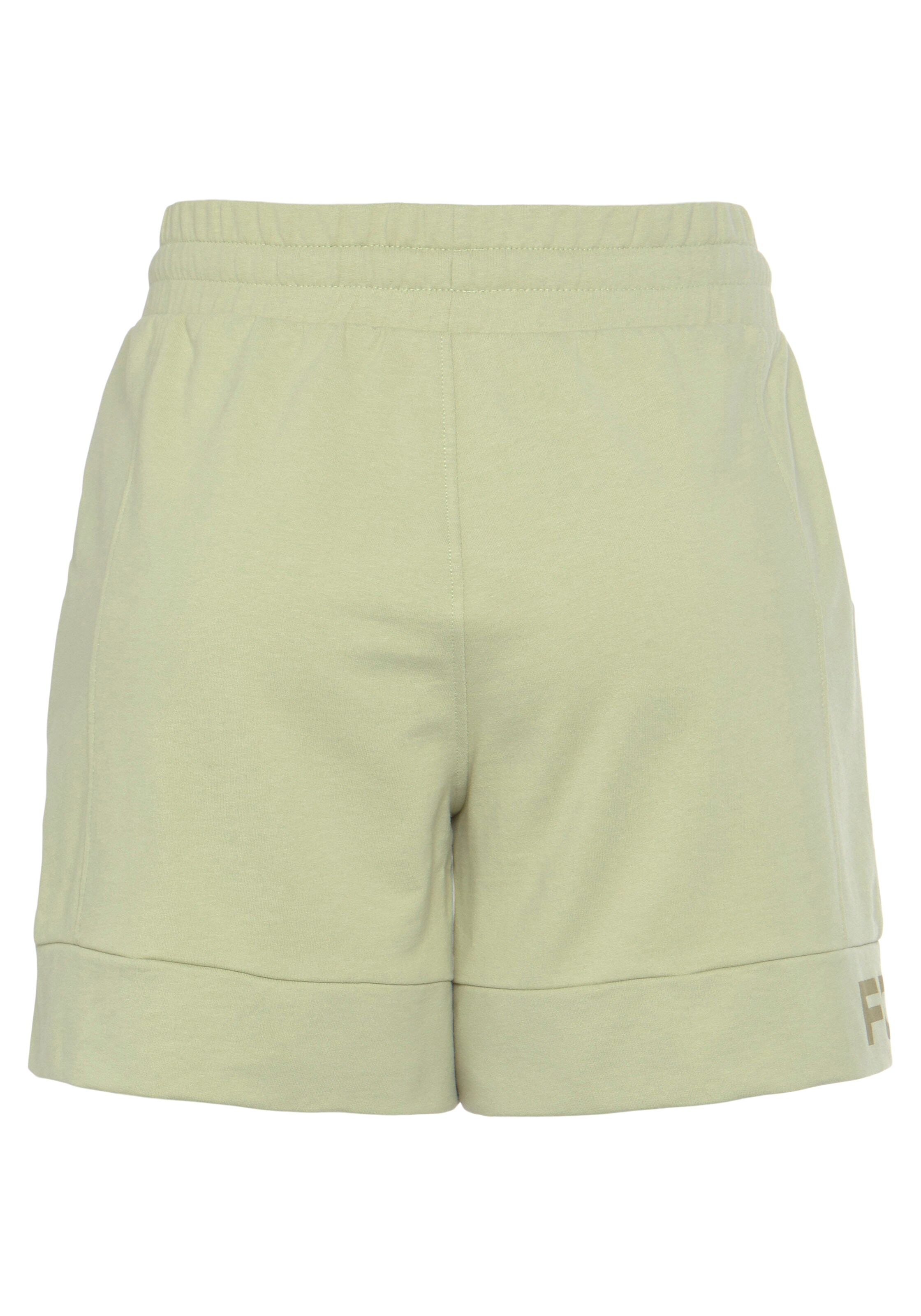 FCUK Široke hlačnice Hlače | zelena barva