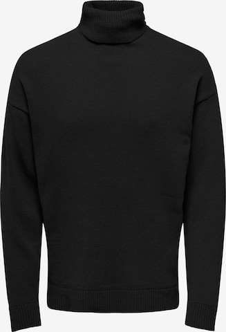 Only & Sons Pullover 'BAN' in Schwarz: predná strana