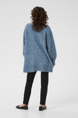 Kaffe Gebreid vest 'KAtrina' in Blauw